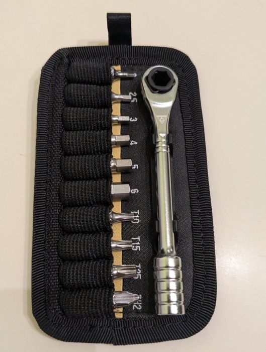 Zestaw kluczy rowerowych, grzechotka Topeak,gravel, szosa