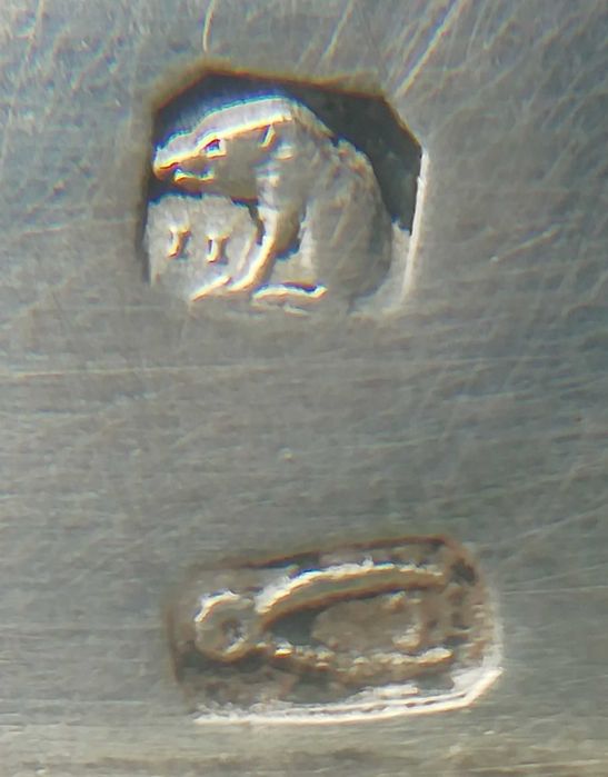 Salva ou Bandeja Gradinha de prata contraste Javali II Porto e Cosme T