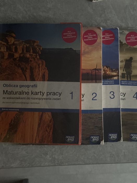 Maturalne karty pracy z geografii 1 i 2