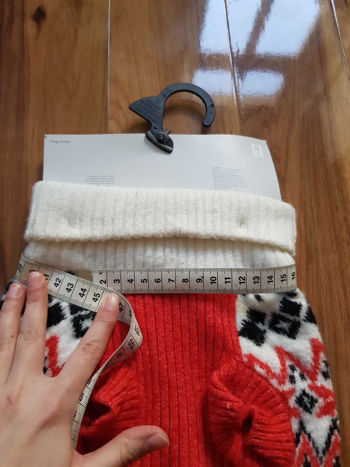 Sweter świąteczny w renifery dla psa F&F S nowy z metką sweterek