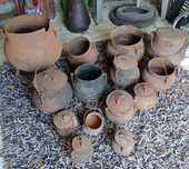 Potes para reparação ou decoração