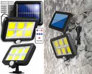LAMPA LED Solarne Oświetlenie Ogrodowe Bardzo Mocne 120 DIOD LED