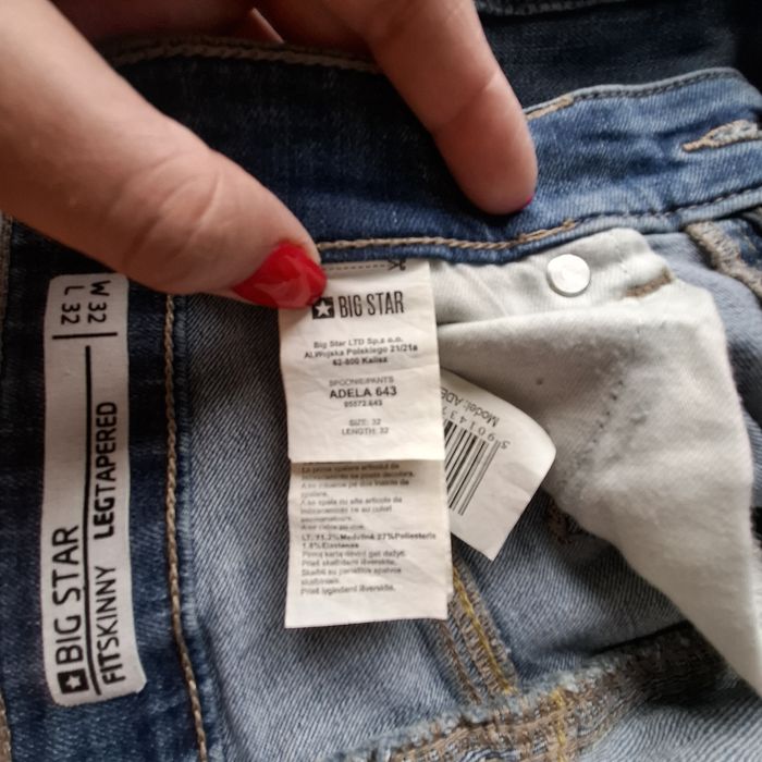 Nowe jeansy damskie Big Star W32 L32