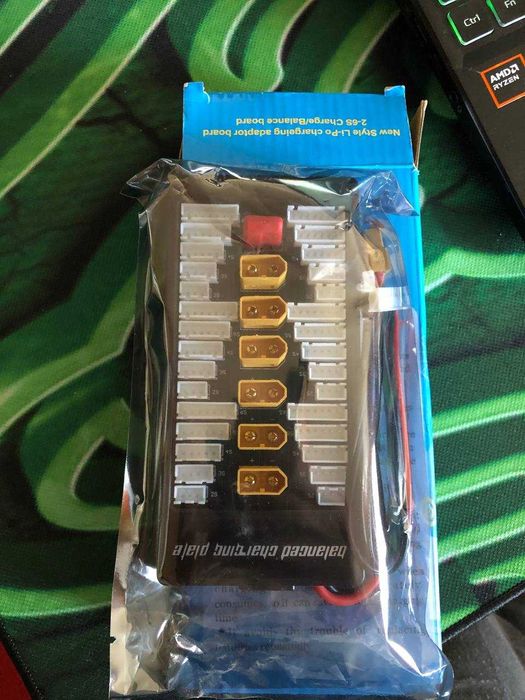 XT60 Parallel Charging Adapter Board 2-6s Lipo Batteries Charger Plate