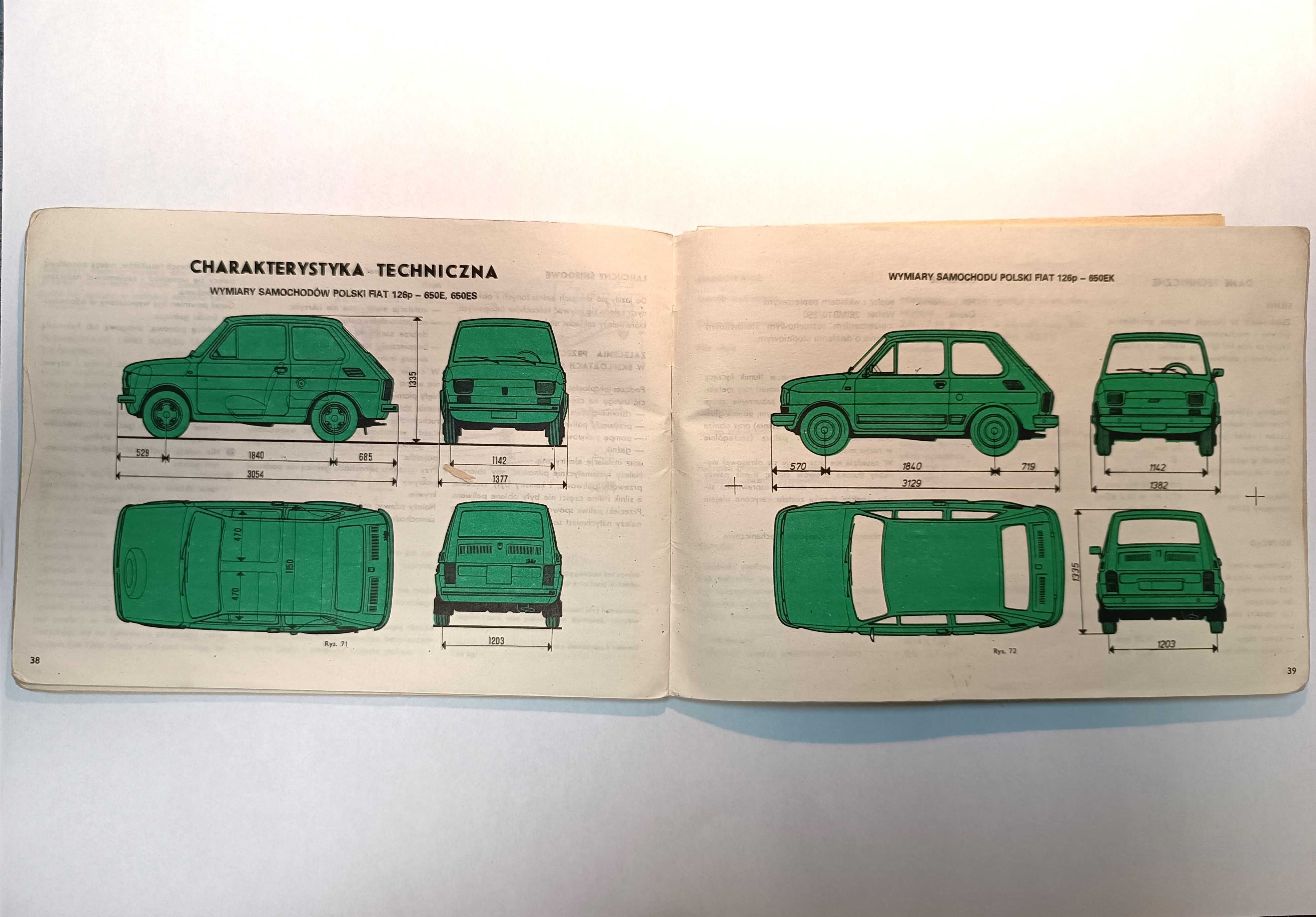 Instrukcja obsługi FIAT 126p Maluch