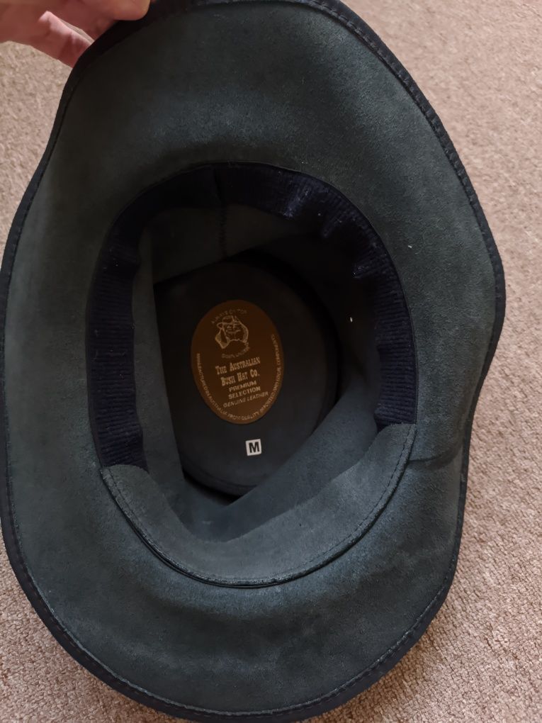 Настоящая ковбойская кожаная шляпа The Australian Bush Hat Co Данди