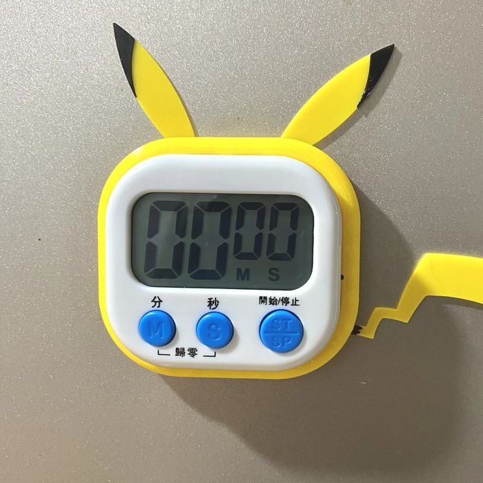 Suporte de Temporizador de Cozinha Pikachu