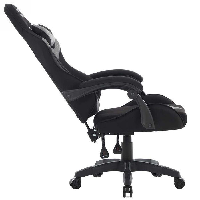 Fotel Gamingowy dla graczy tkanina EXTREME XTR Dark Gray