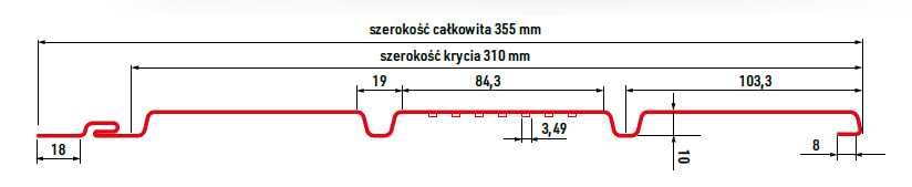 Podbitka Podsufitka Stalowa Drewnopodobna Dostawa Cała Polska Gratis