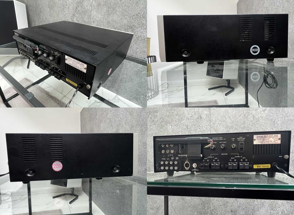 SANSUI Solid State 350/aluminium/SUPER POŁYSK/wszystko na piątkę/IGŁA