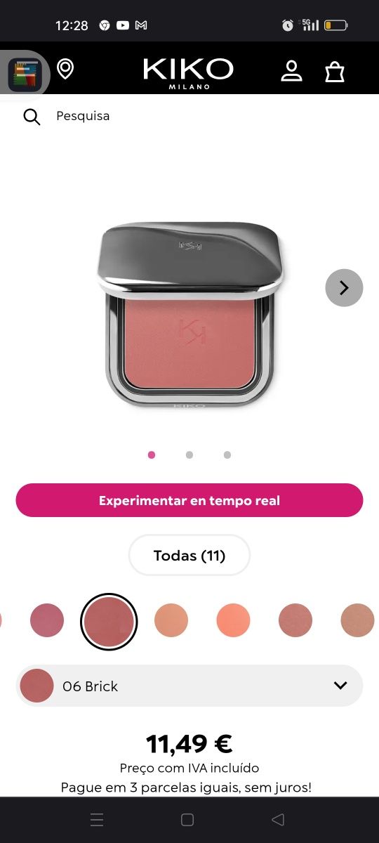 Blush da kiko unlimited