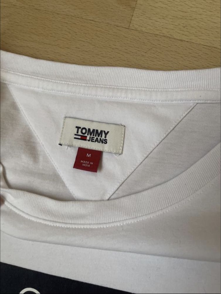 Футболка кроп топ tommy hilfiger jeans