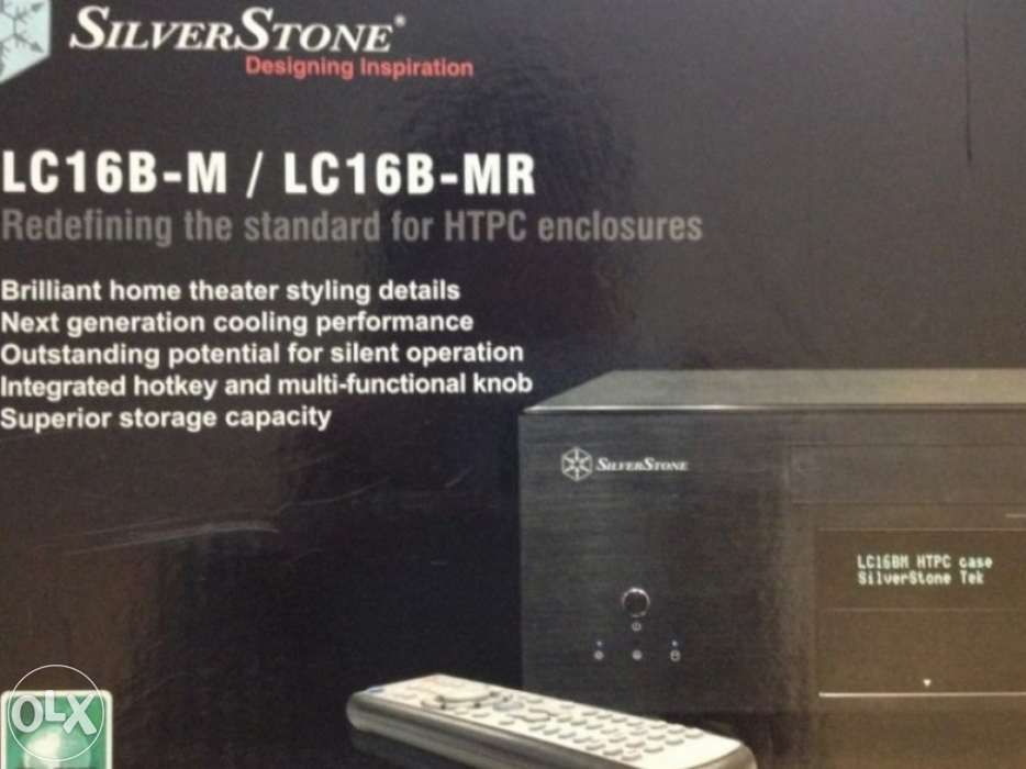 Caixa para PC ou media center silverstone sst-lc16b-mr