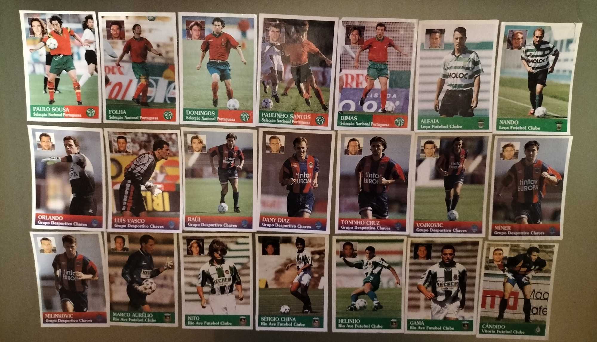 Lotes de cromos "Futebol 96/97" (listas nas últimas fotos)