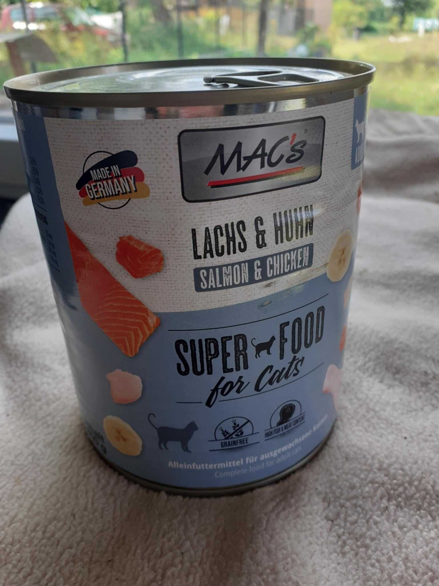 MAC's Cat Łosoś i kurczak karma dla kota mokra 5 x 800g