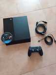 Ps4 com comando e jogo