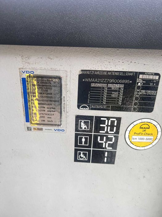 Автобус MAN NL 273 2009