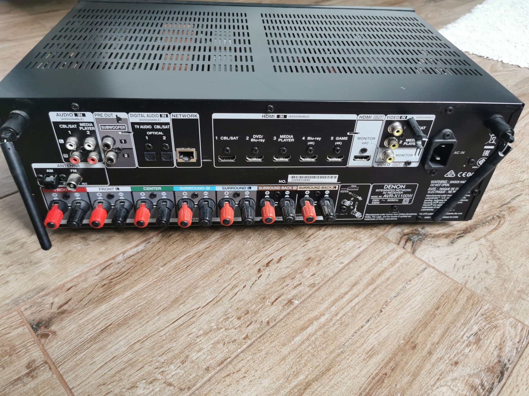 Amplituner Denon AVR-X1100W wifi