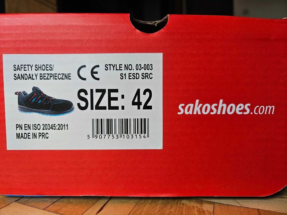 Sandały Bezpieczne - SAKO 03-003 ESD