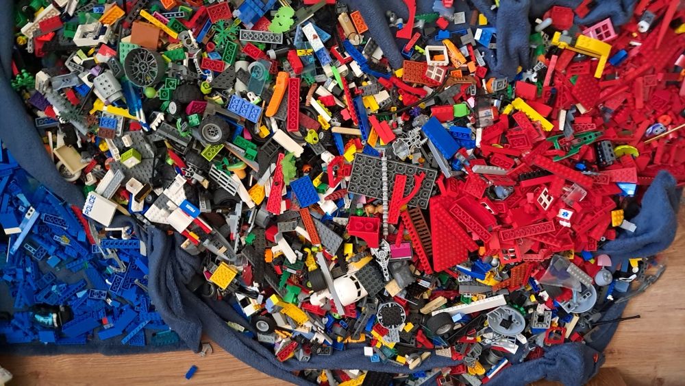 Lego mix 24kg z ludzikami posortowane