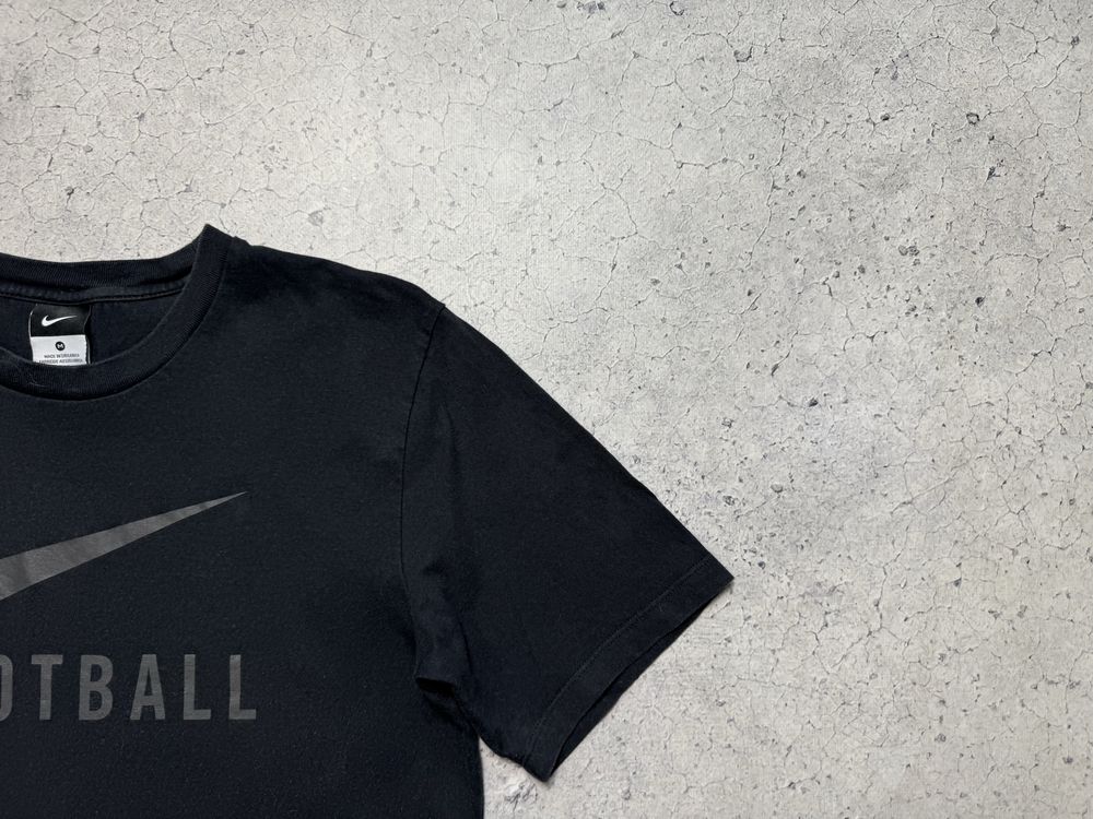 Мужская Футболка Nike Big Swoosh Football Оригинал Черная S-M Drill