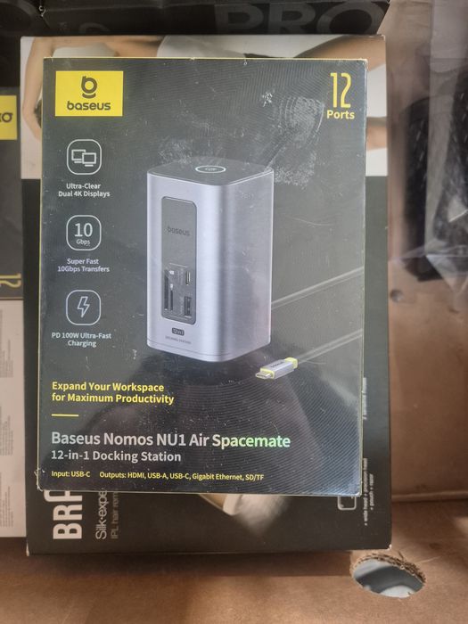 Baseus Nomus NU 1 Air Spacemate 12- in - 1  Docking Station Нові