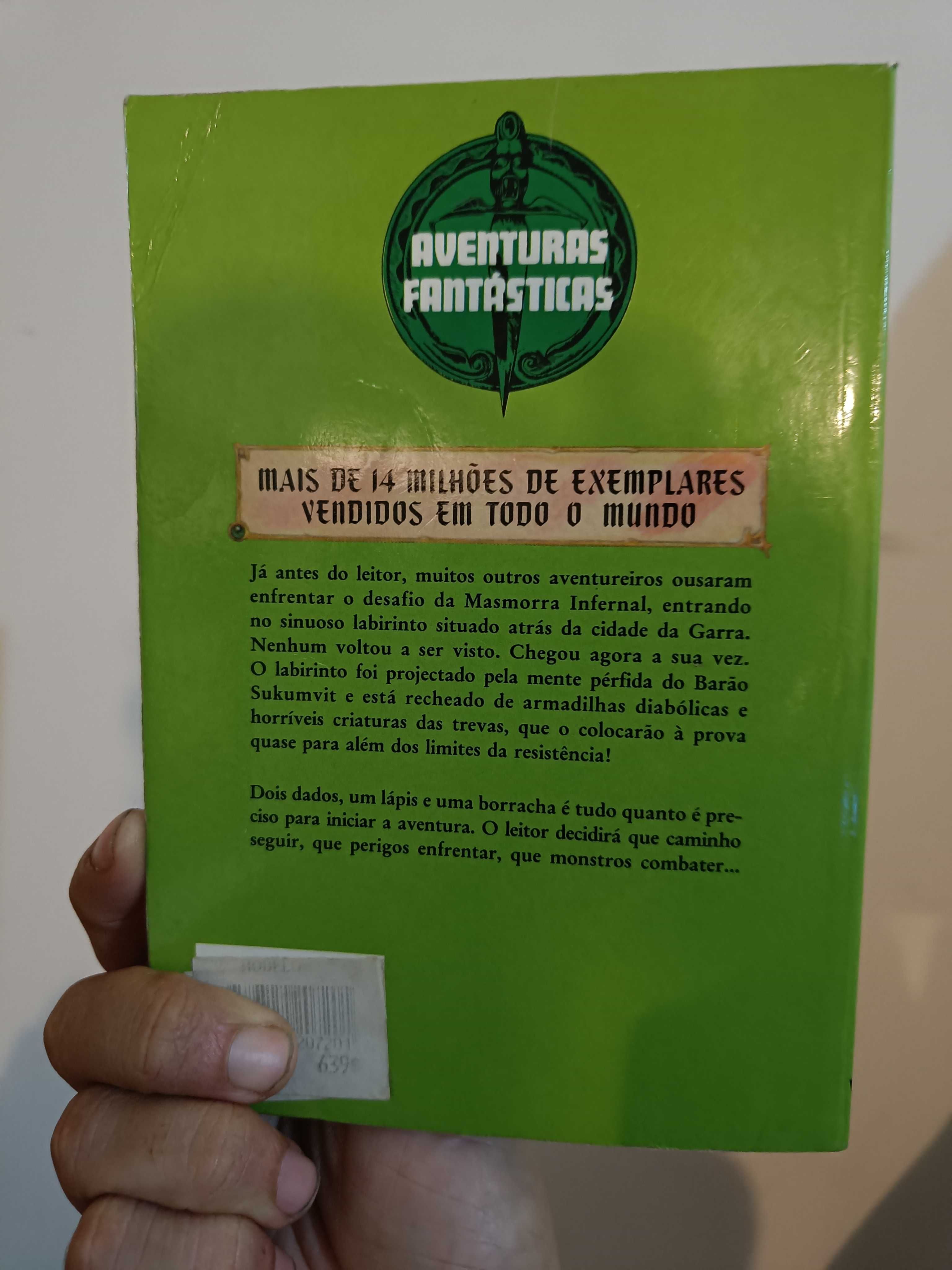 Livro Aventuras Fantásticas nº6 A Masmorra Inferna