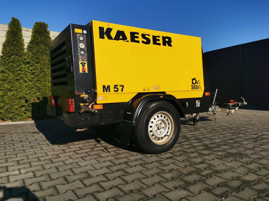 2015r 5700L/min Sprężarka śrubowa spalinowa KAESER M57 rejestracja