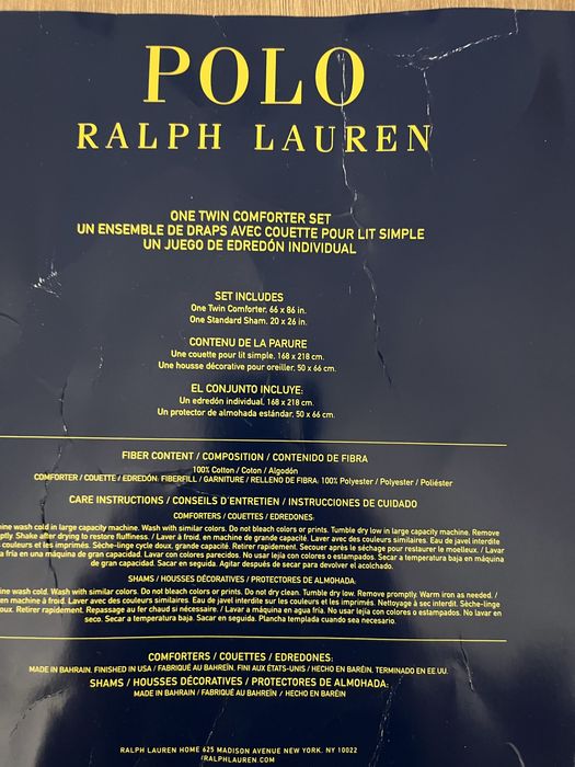 Pościel. Ralph Lauren orginalny,100% bawełna