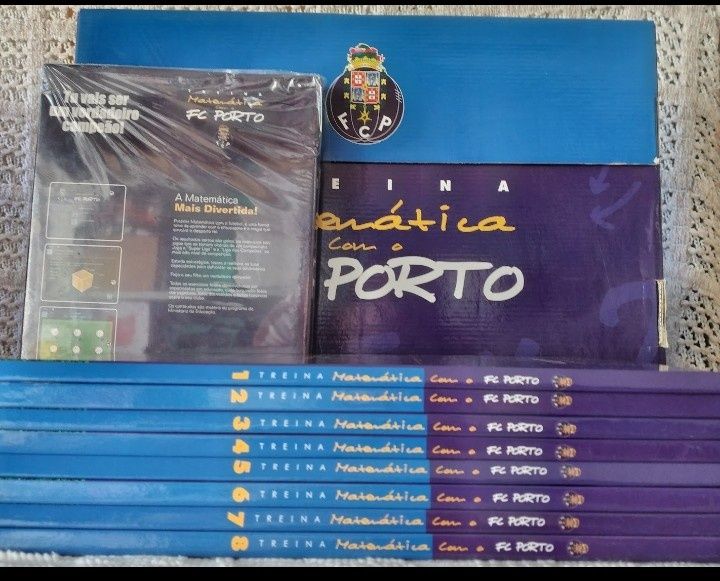 Treina Matemática com o Porto - 8 livros novos com oferta de 1 jogo