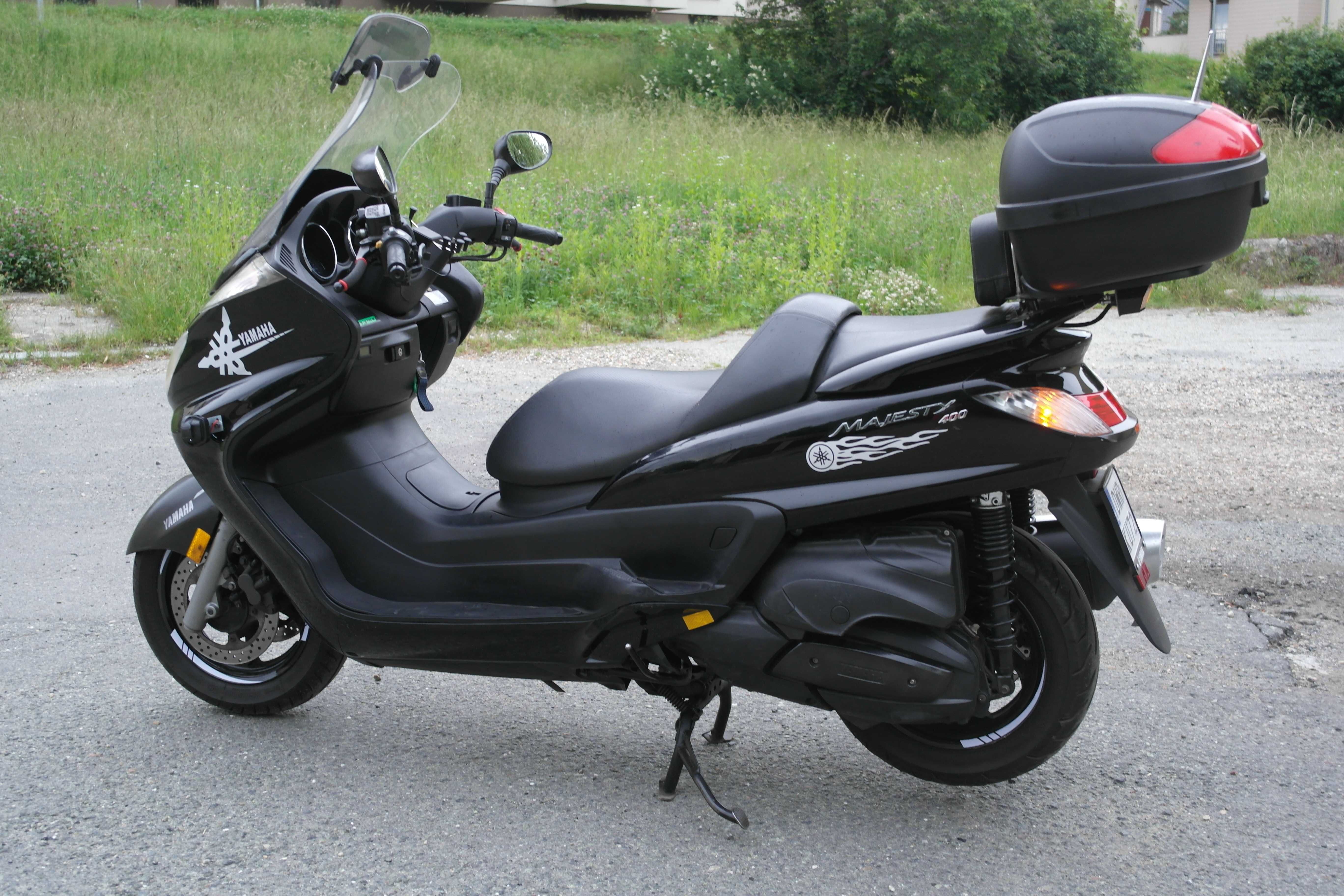 Yamaha Majesty 400 kufer,Ledy,Abs Fajny Stan-Gotowa do Sezonu-Zamiana