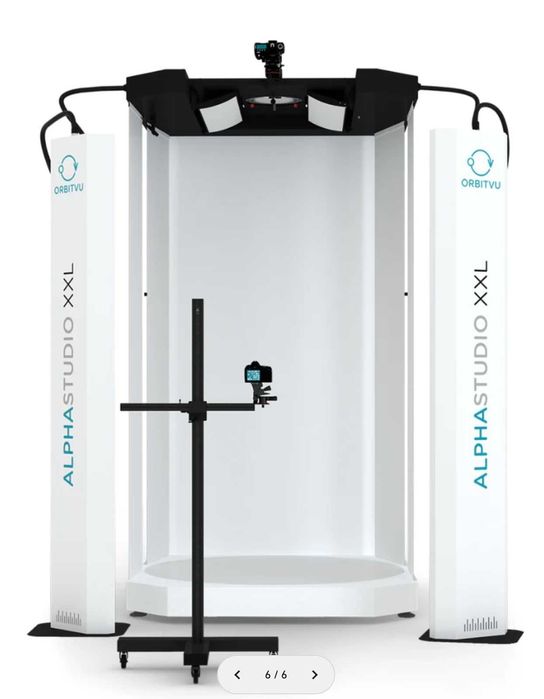 Maquina profissional para fotografia de produto em 360º