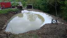 Плівка для водойм, накриття чорно-біла