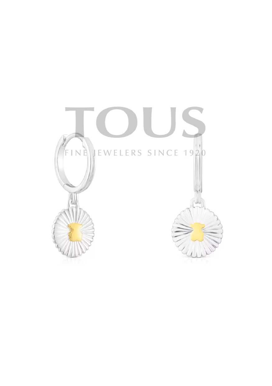 TOUS kolczyki Iris Motif srebro 925 oryginał