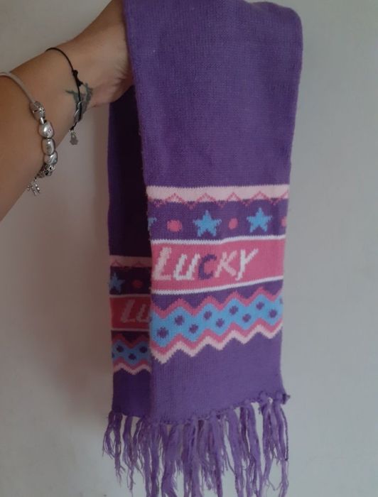 Komplet czapka zimowa szalik dla dziewczynki 2-3 lata