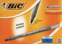 Długopis Round Stic czarny (60szt) BIC