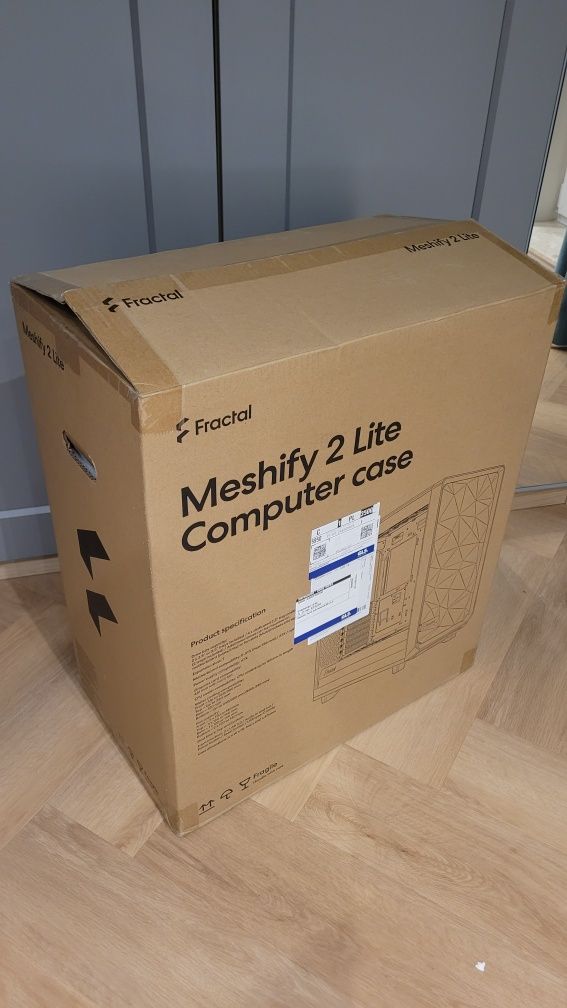 Obudowa Fractal Design Meshify 2 Lite TG Light Tint z oknem. NOWA!