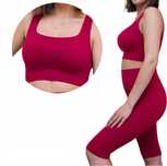 Komplet Damski Legginsy Kolarki Top Bambus R. S/m