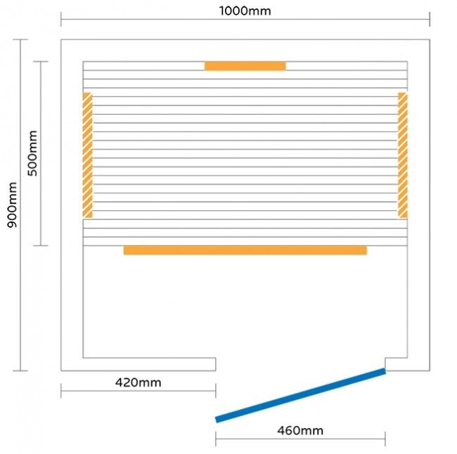 TANIA Domowa Sauna Infrared - INFRAPLUS™ 1 LUXOR