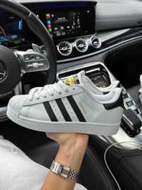 Жіночі кросівки Adidas Superstar білий AS057 ТОП