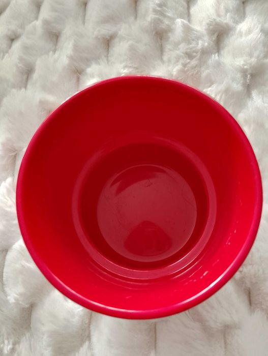 IKEA nowa czerwona doniczka osłonka Marry Christmas Świeta