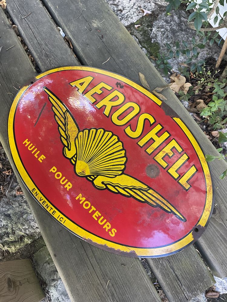 Placa esmalte aeroshell