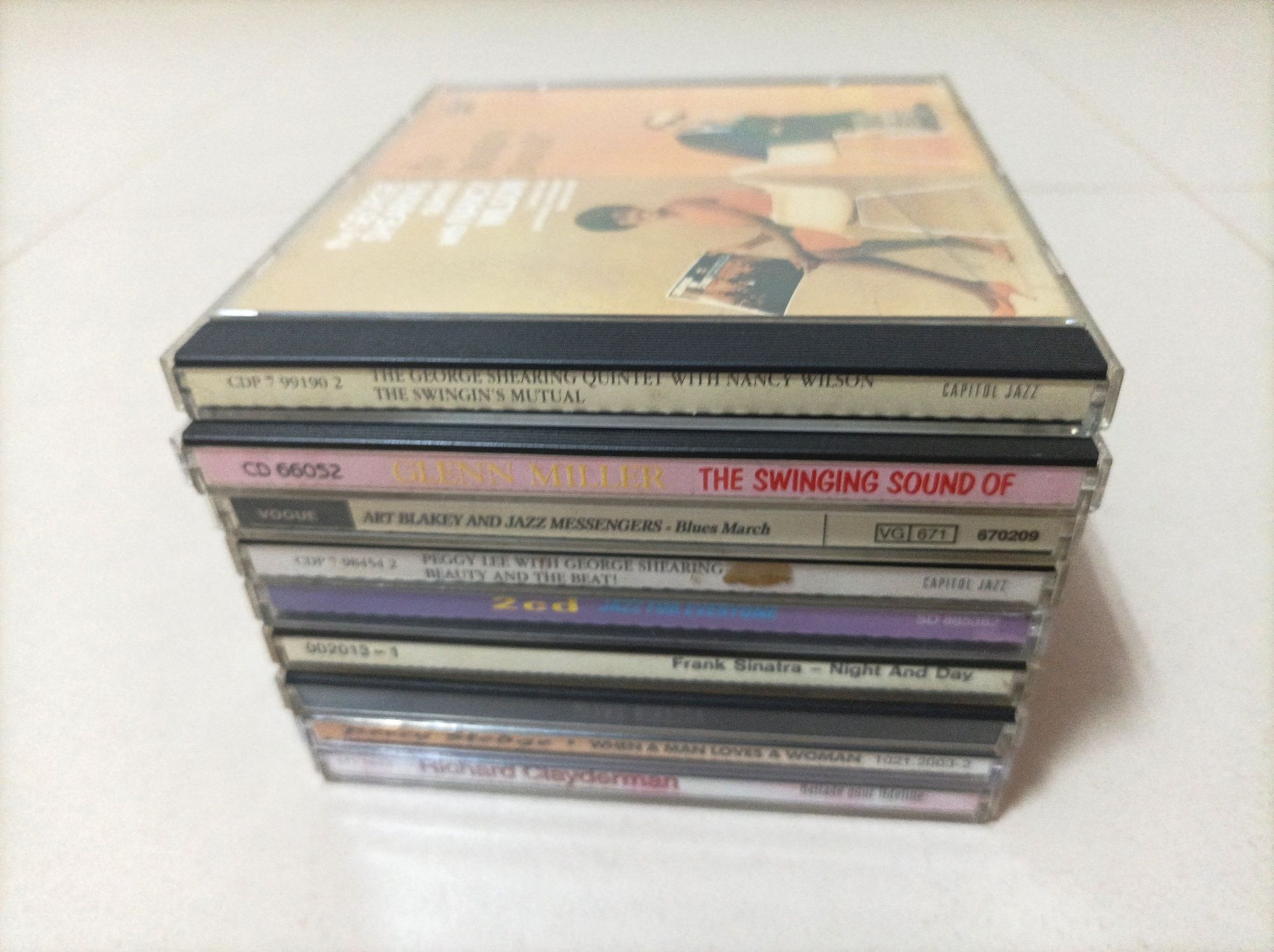 Lote de 9 CDs de música Jazz & Blues