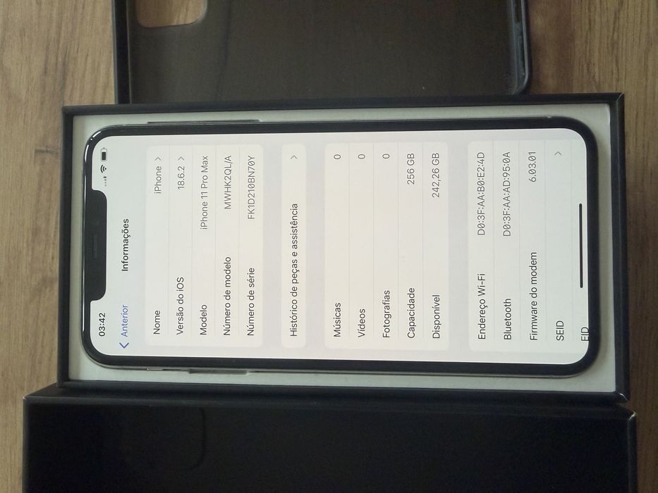 Iphone 11 Pro Max 256gb Livre Branco/Prateado Usado Excelente Estad