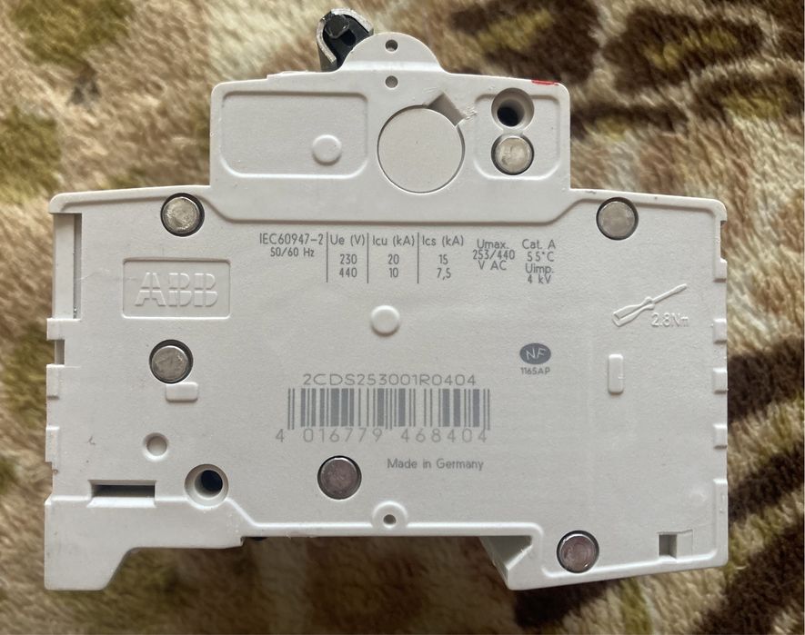 ABB S203 C40 автомат