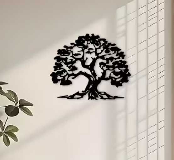 Nowa metalowa dekoracja drzewo