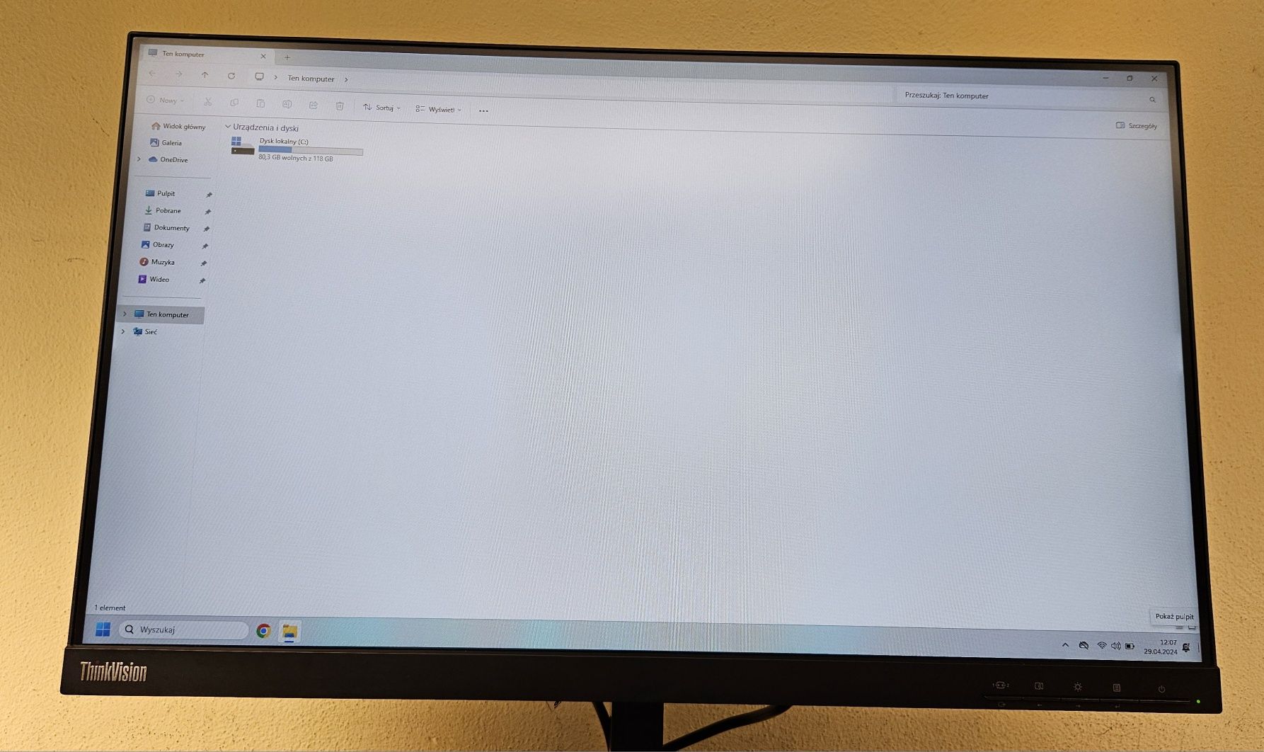 Monitor Lenovo Thinkvision T24i-10 24"