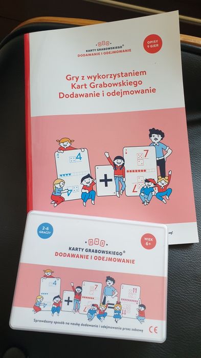 Nowy zestaw kart Grabowskiego dodawanie i odejmowanie