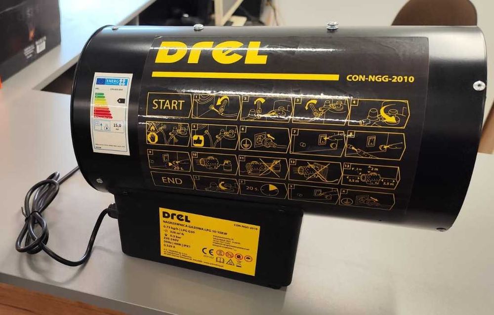 nagrzewnica gazowa 10-15kw DREL