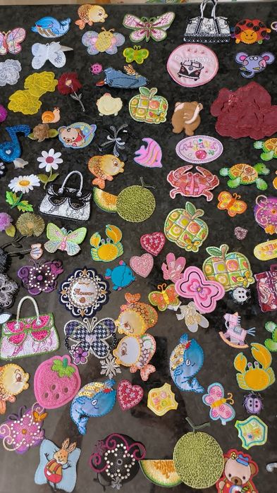 Adesivos para roupa etc